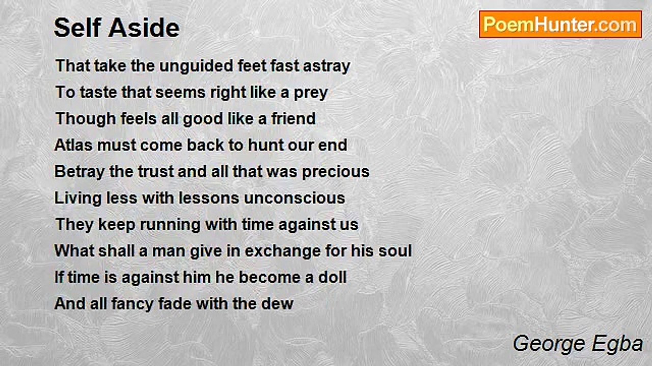 George Egba - Self Aside