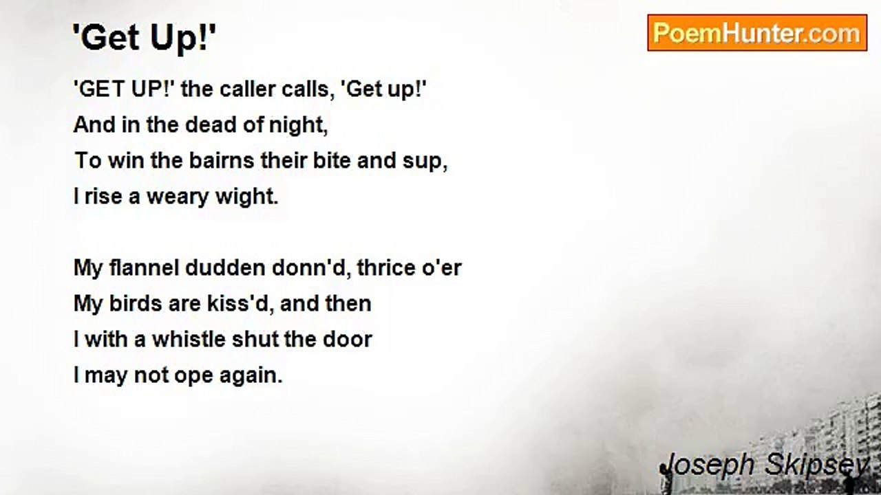 Joseph Skipsey - 'Get Up!'
