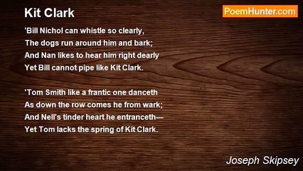 Joseph Skipsey - Kit Clark