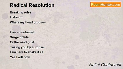 Nalini Jyotsana Chaturvedi - Radical Resolution