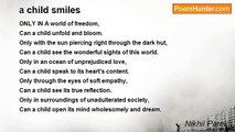 Nikhil Parekh - a child smiles