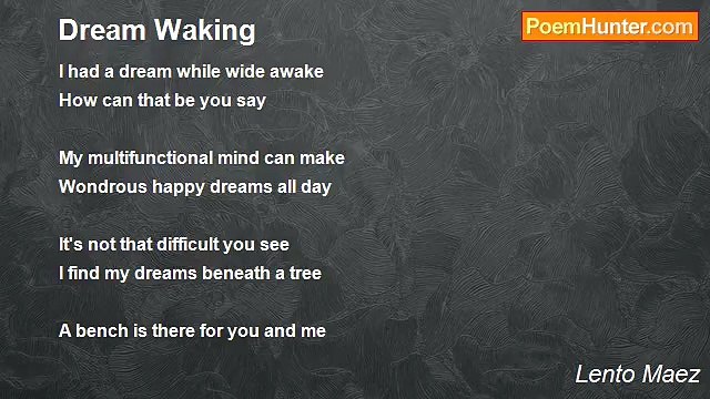 Lento Maez - Dream Waking