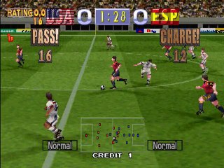 Tecmo World Cup Millenium online multiplayer - arcade