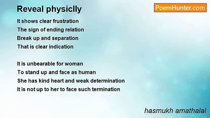 hasmukh amathalal - Reveal physiclly