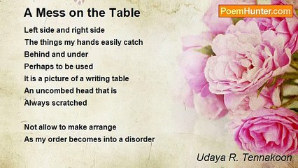 Udaya R. Tennakoon - A Mess on the Table