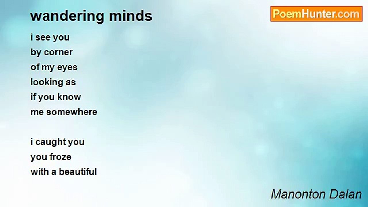 Manonton Dalan - wandering minds