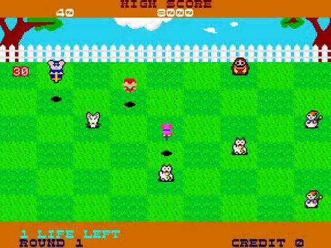 Hopping Mappy online multiplayer - arcade