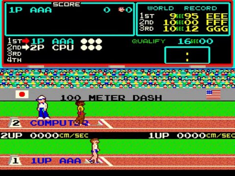 Track & Field online multiplayer - arcade