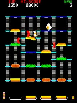 Burger Time online multiplayer - arcade