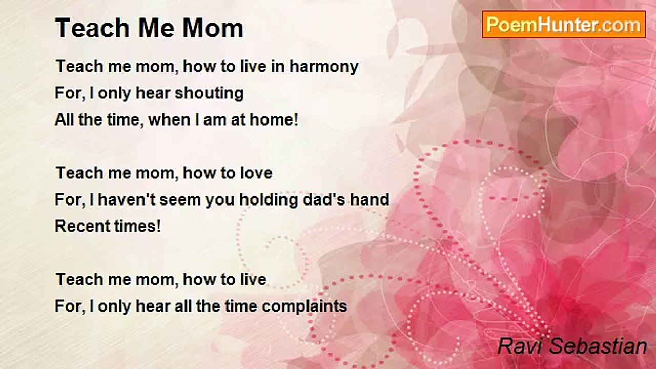Ravi Sebastian - Teach Me Mom