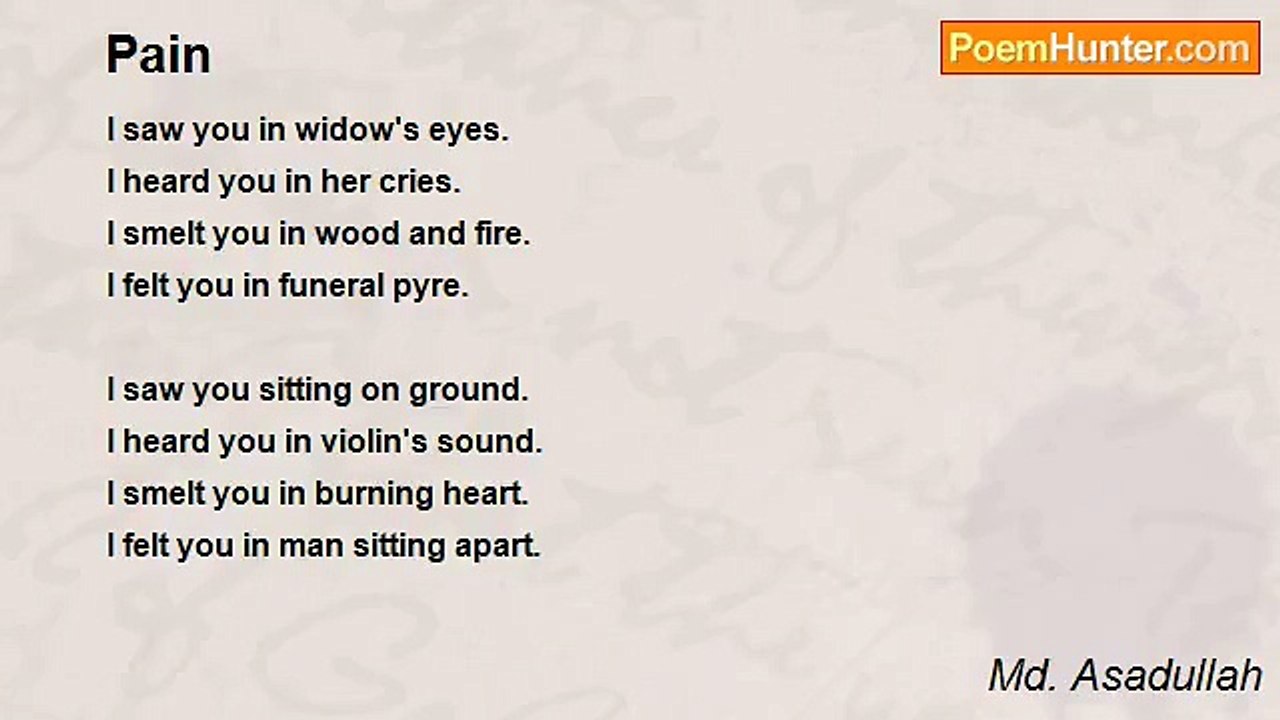 Md. Asadullah - Pain
