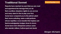 Morgan Michaels - Traditional Sonnet
