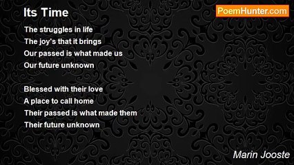 Marin Jooste - Its Time