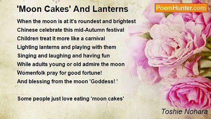 Toshie Nohara - 'Moon Cakes' And Lanterns