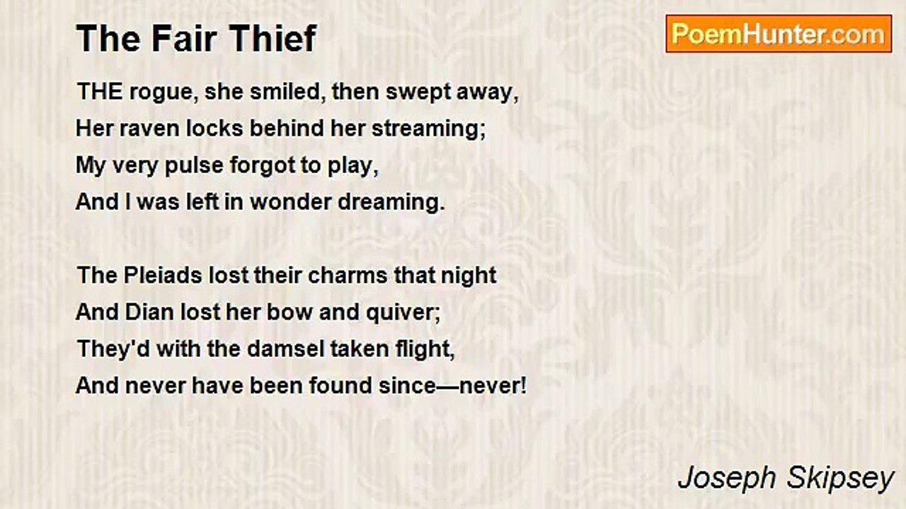 Joseph Skipsey - The Fair Thief