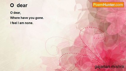 gajanan mishra - O  dear