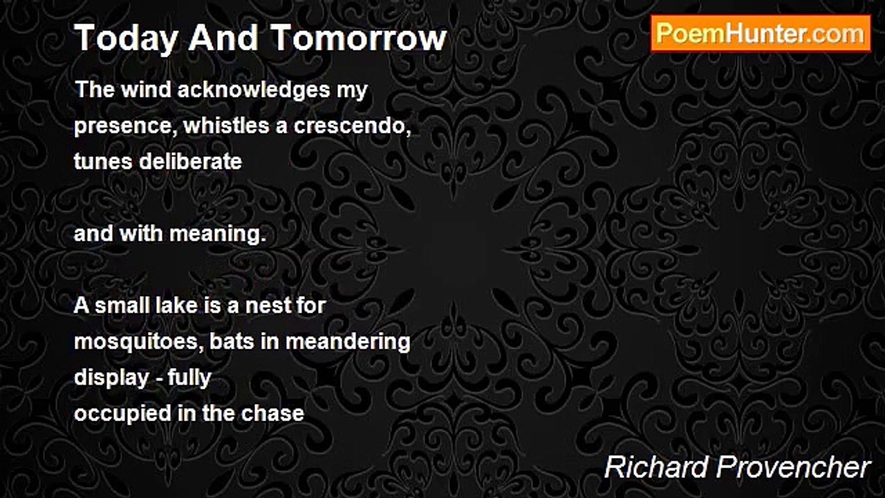 Richard Provencher - Today And Tomorrow