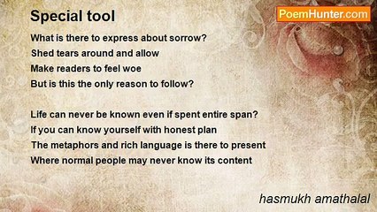 hasmukh amathalal - Special tool