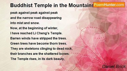 Daniel Brick - Buddhist Temple in the Mountains