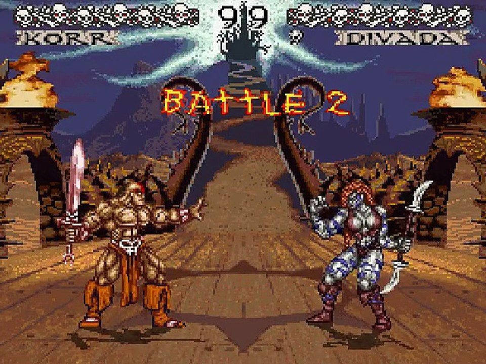 WeaponLord online multiplayer - snes