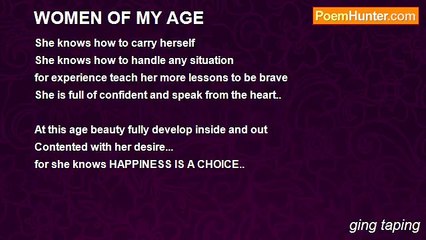 ging taping - Women of my Age