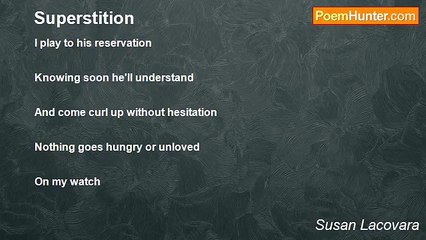 Susan Lacovara - Superstition