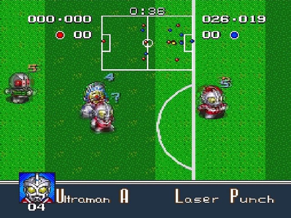 Battle Soccer - Field no Hasha online multiplayer - snes