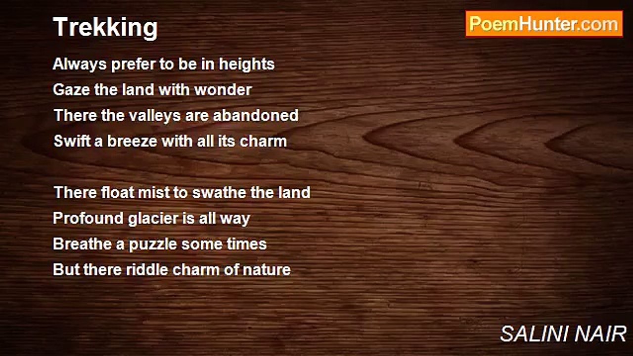 SALINI NAIR - Trekking