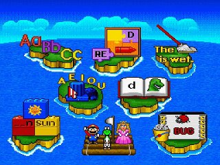 Mario's Early Years!: Fun with Letters online multiplayer - snes