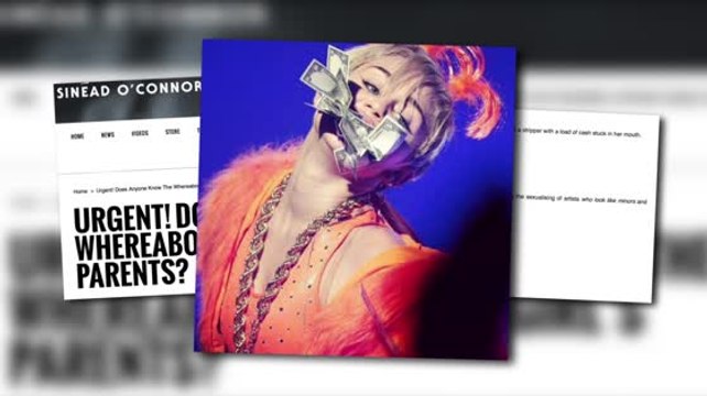 Sinead O'Connor Says Miley Cyrus' Parents Are Missing in Action