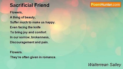 Walterrean Salley - Sacrificial Friend