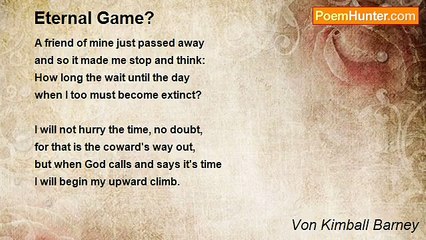 Kim Barney - Eternal Game?