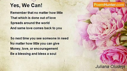 Juliana Oludeyi - Yes, We Can!
