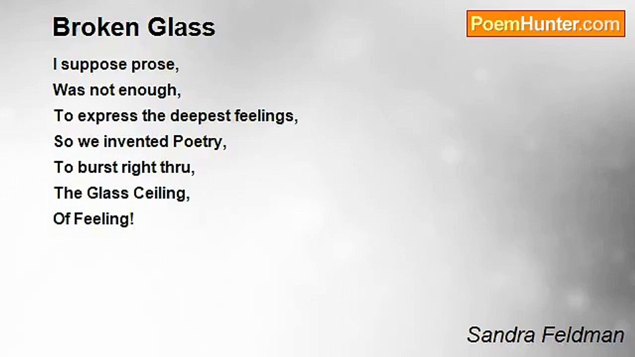 Sandra Feldman - Broken Glass