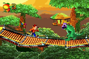 Crash Bandicoot Purple - Ripto's Rampage online multiplayer - gba