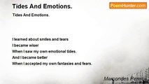 Marcondes Pereira - Tides And Emotions.