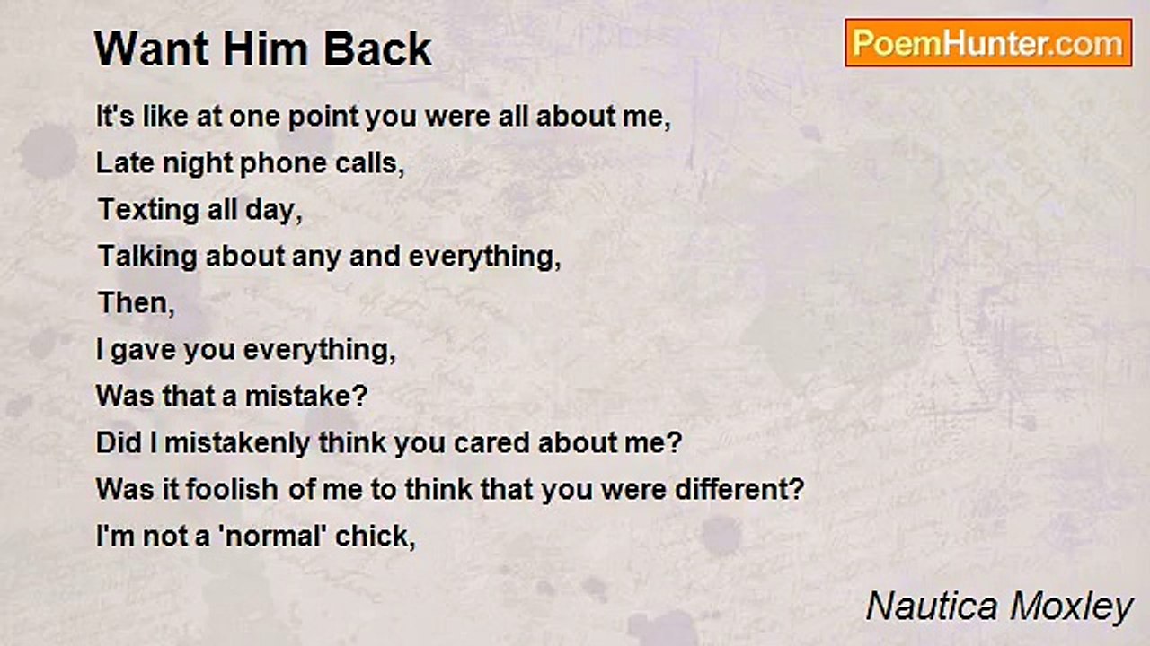 Nautica Moxley - Want Him Back