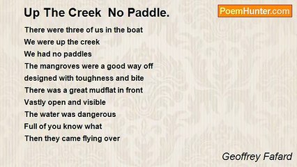 Geoffrey Fafard - Up The Creek  No Paddle.