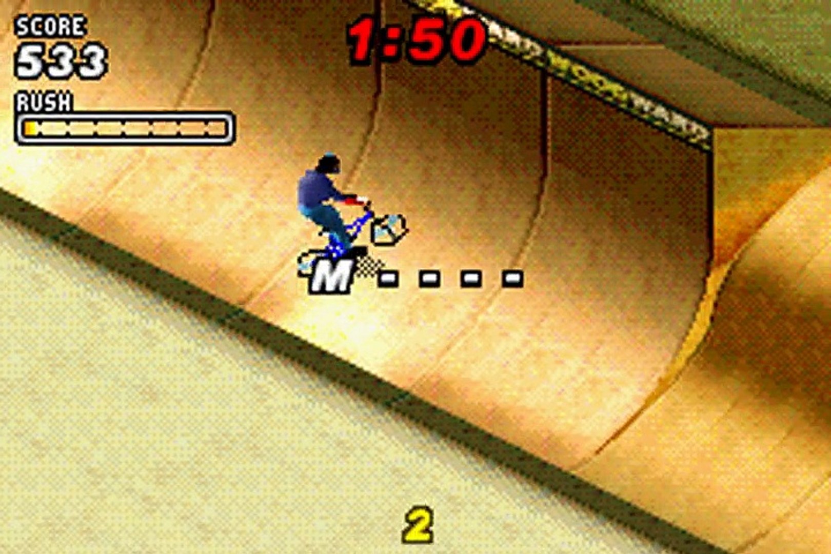 dave mirra freestyle bmx 2 gba