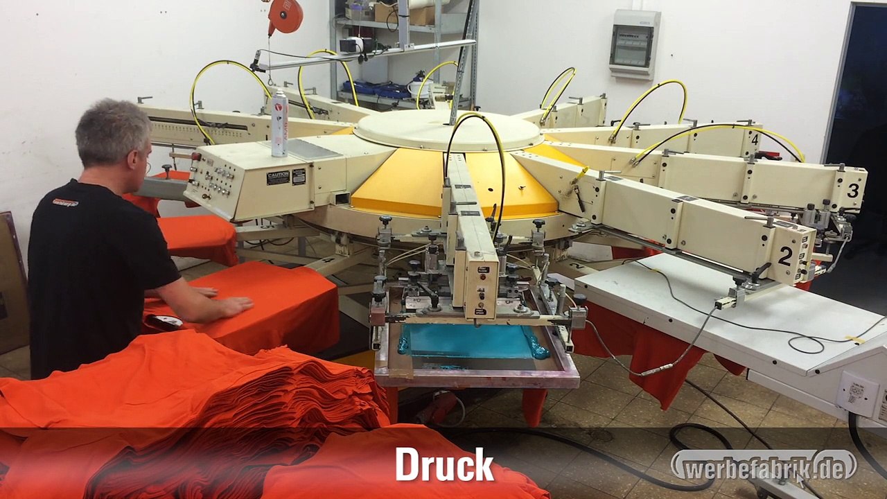 Textilsiebdruck in der werbefabrik.de
