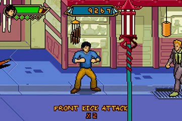 Les Aventures de Jackie Chan : La Légende de la Main Noire online multiplayer - gba