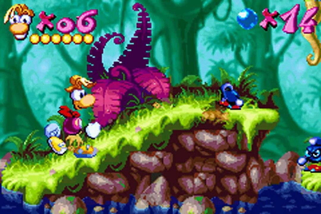 Rayman Advance online multiplayer - gba