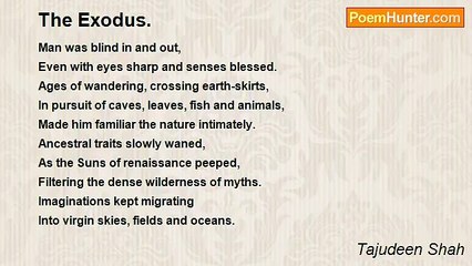 Tajudeen Shah - The Exodus.
