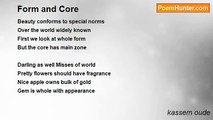 kassem oude - Form and Core