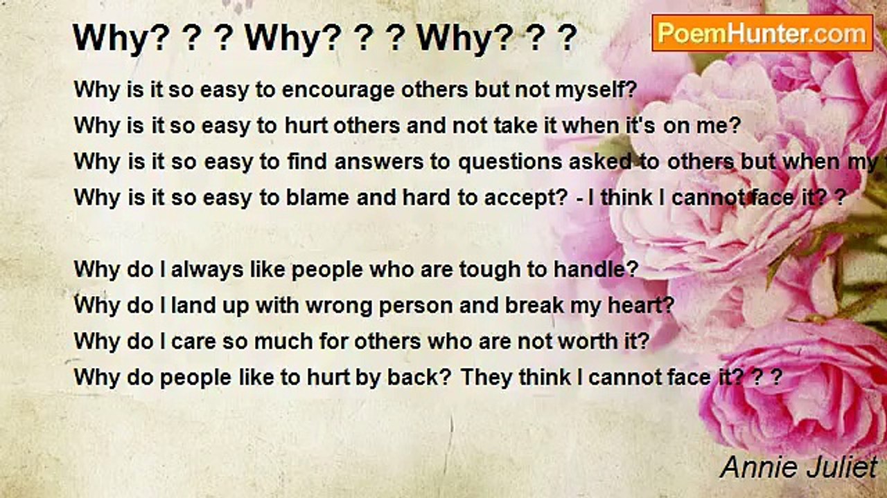 Annie Juliet - Why? ? ? Why? ? ? Why? ? ?