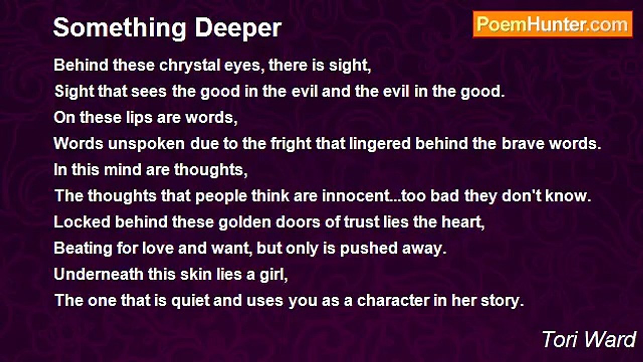 Tori Ward - Something Deeper