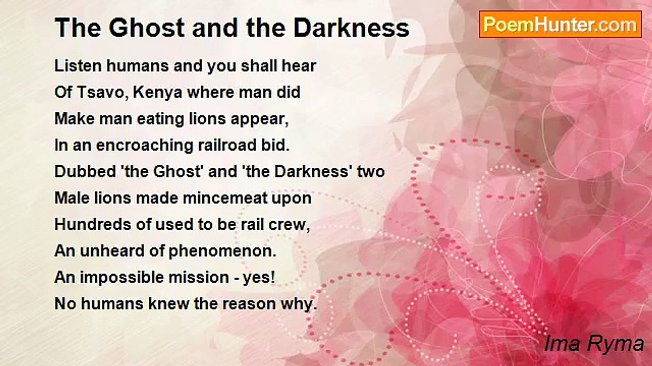 Ima Ryma - The Ghost and the Darkness