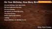 Bijay Kant Dubey - On Your Birthday, How Many Birds Did You Make Them Fly Away?