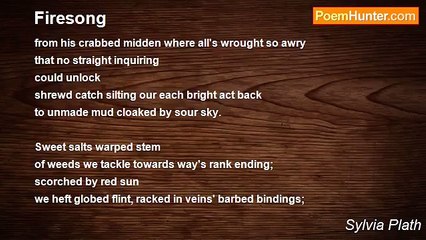 Sylvia Plath - Firesong