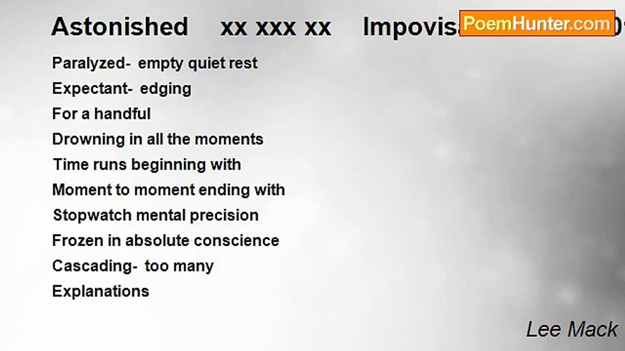 Lee Mack - Astonished    xx xxx xx    Impovisat...